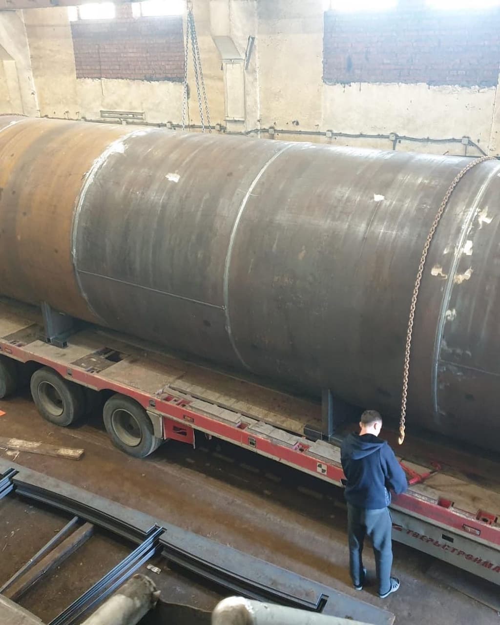 Transporte de Tubería de Diámetros Mayores para sistemas de agua y aguas residuales