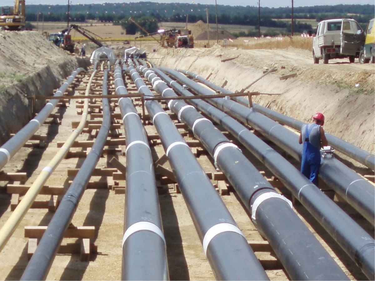 Instalación de un sistema de conducción con tuberías de diámetro especiales